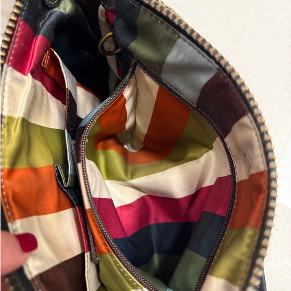 Vintage COACH LEGACY Anniversary Black Leather Turnlock Purse Brass 10326 - Picture 6 of 7